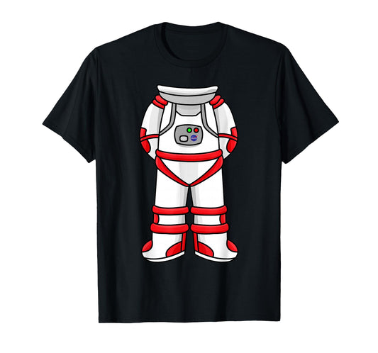 Astronaut Suit Head Cool Space Rocketman Halloween Costume T-Shirt