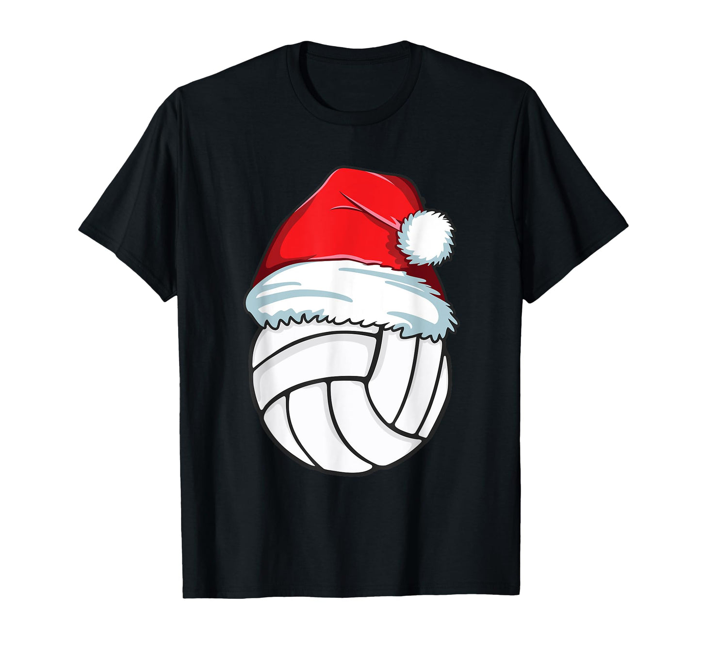 Ugly Christmas Volleyball T-Shirt for Women Santa Pajama T-Shirt