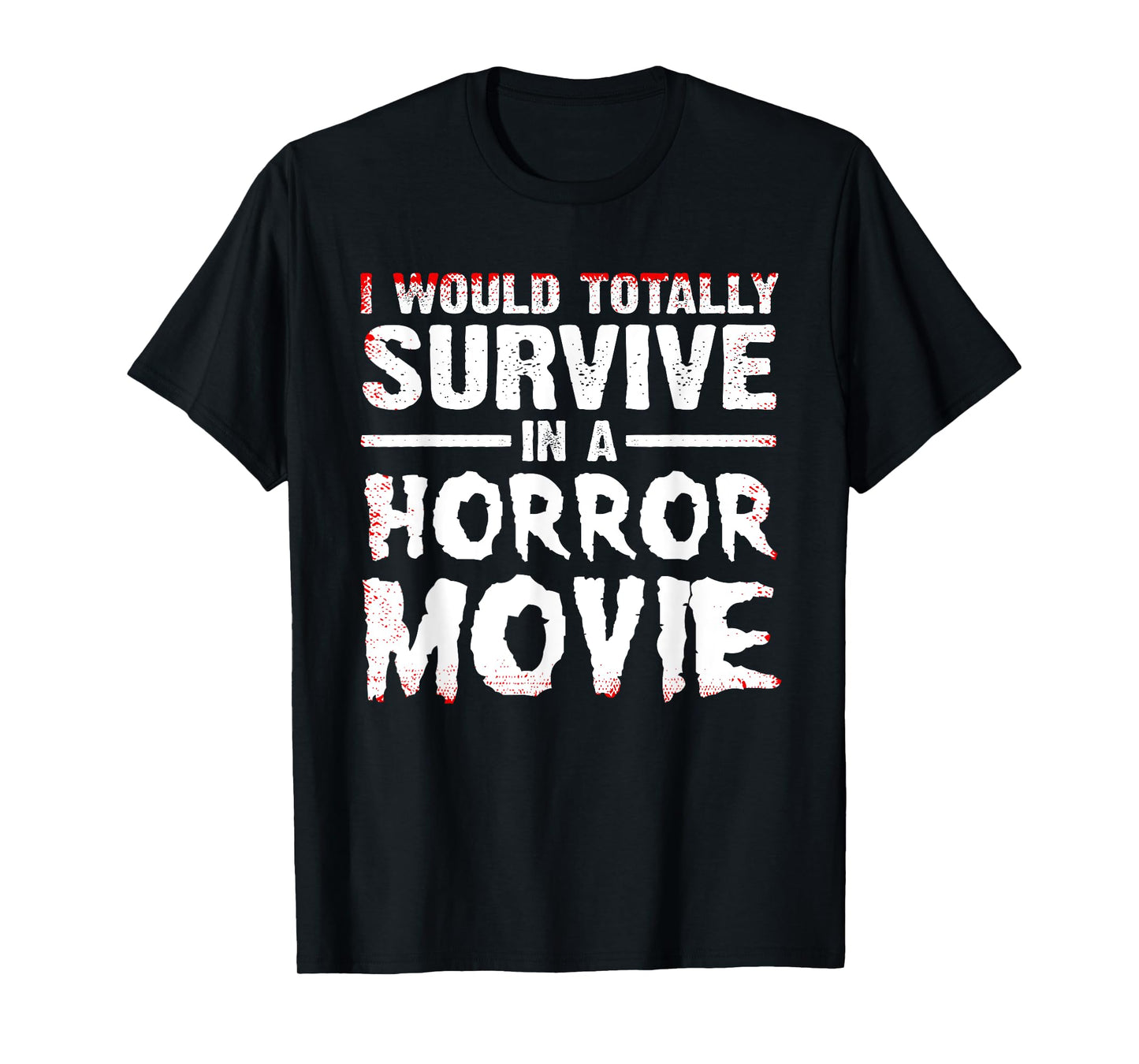 Funny Horror Movie Art for Men Women Halloween Scary Movies T-Shirt