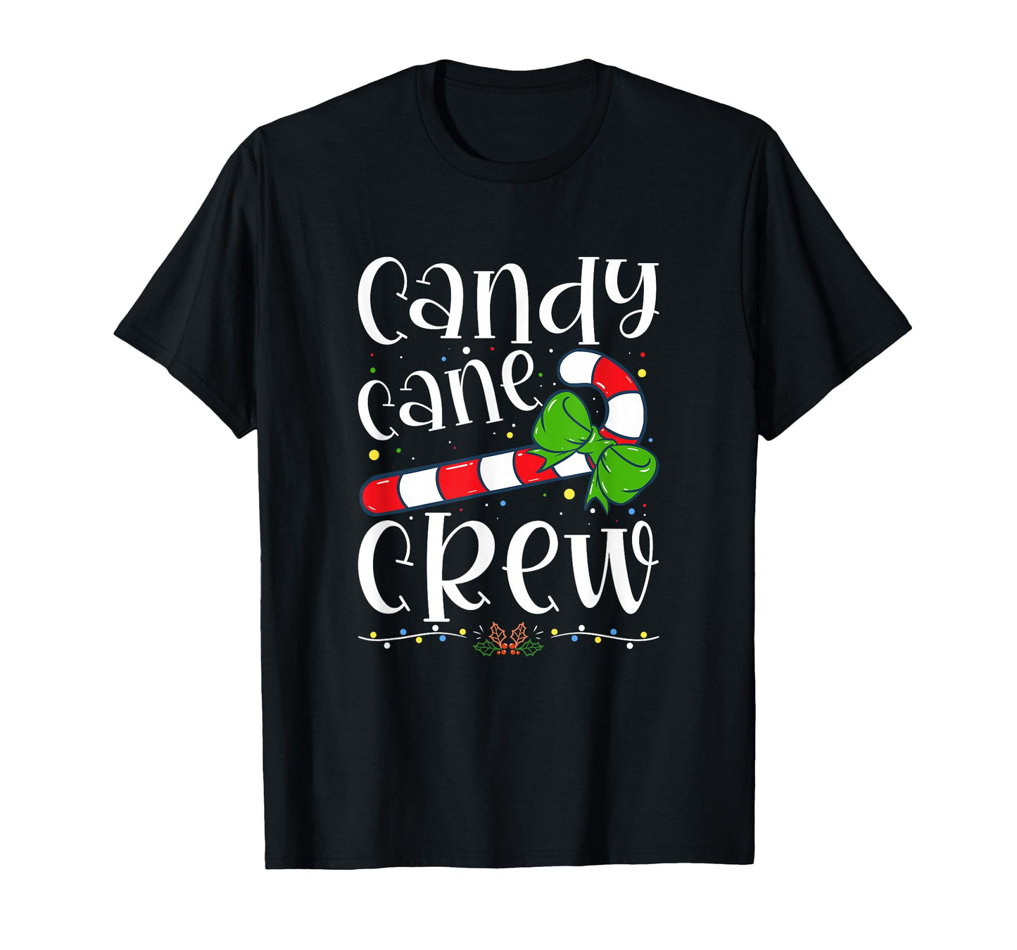 Candy Cane Crew Funny Christmas Candy Lover X-mas T-Shirt