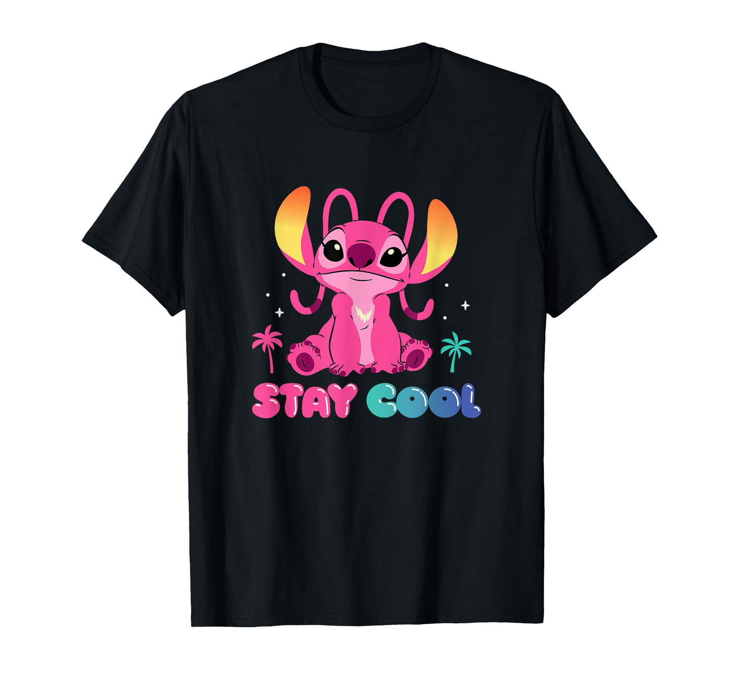 Disney Lilo & Stitch Stay Cool Angel Sassy Portrait T-Shirt