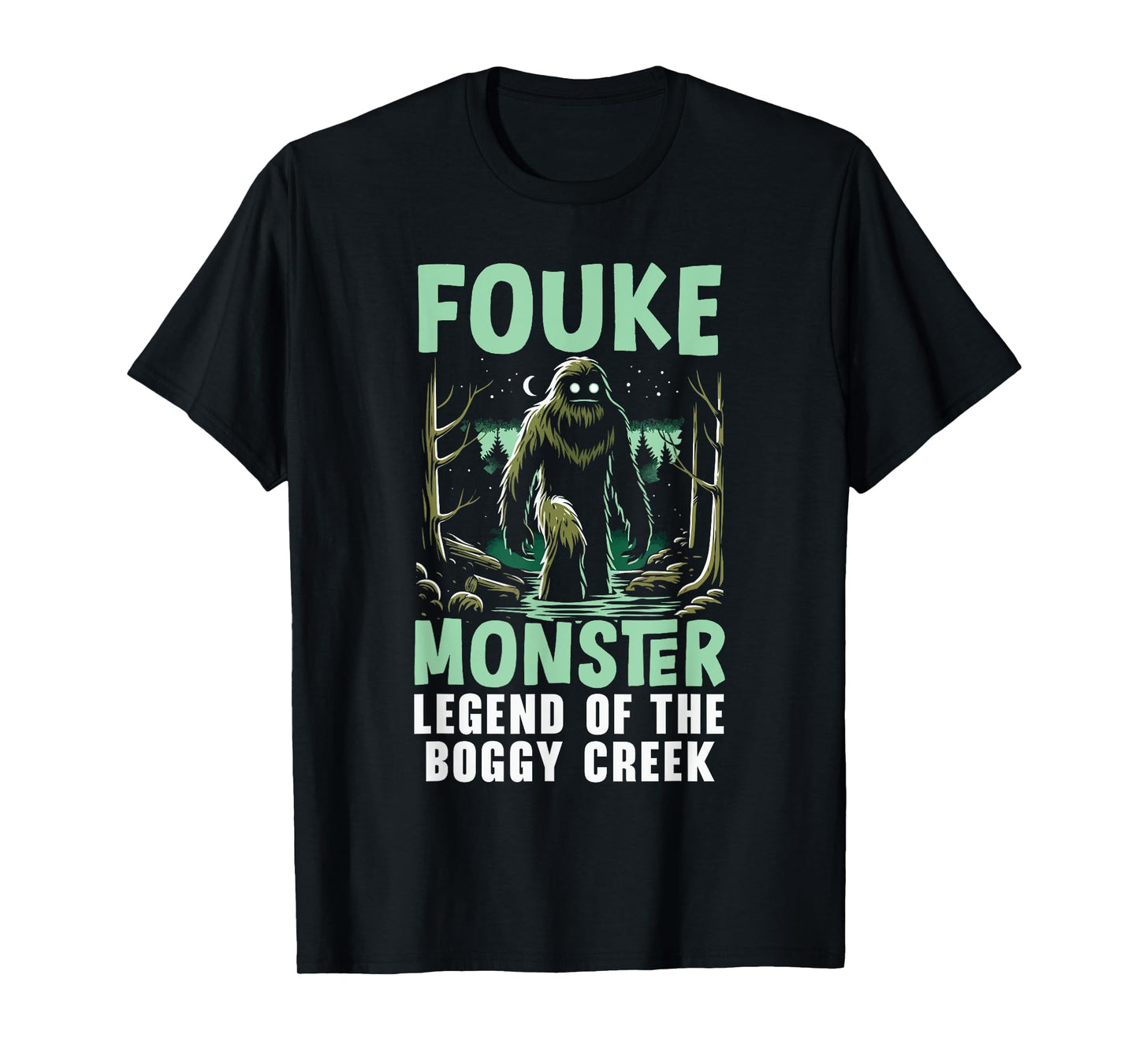 Fouke Monster Southern Sasquatch Cryptozoology Cryptid T-Shirt