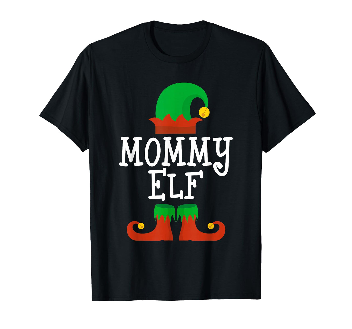Family I'm The Mommy Elf Christmas Matching Pajama Funny T-Shirt