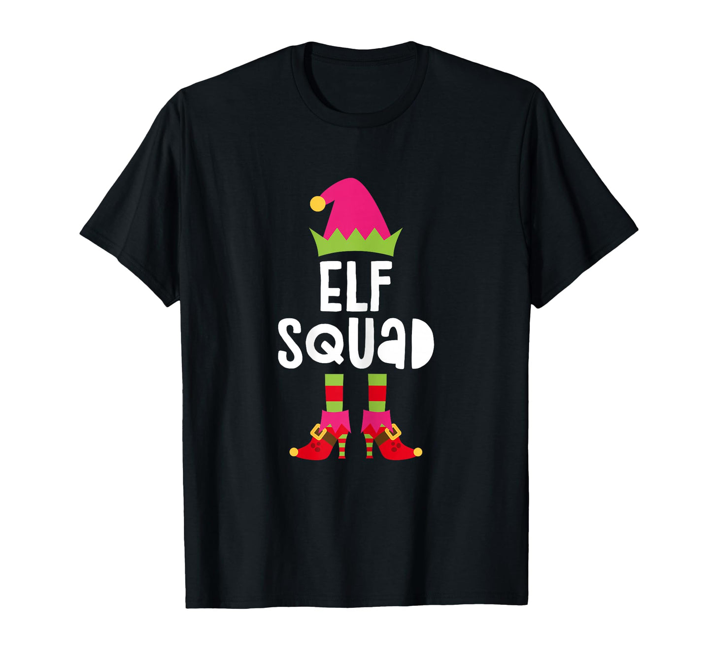 Elf Squad Shirt Matching Girl Christmas Elf Pajamas T-Shirt