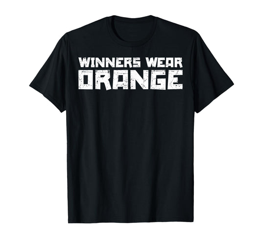 Team Sports Winners Wear Orange T-Shirt