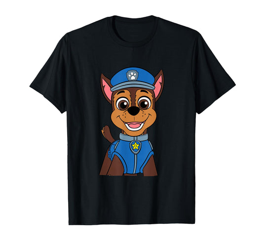 Paw Patrol Chase Happy Pup Portrait Classic Look T-Shirt
