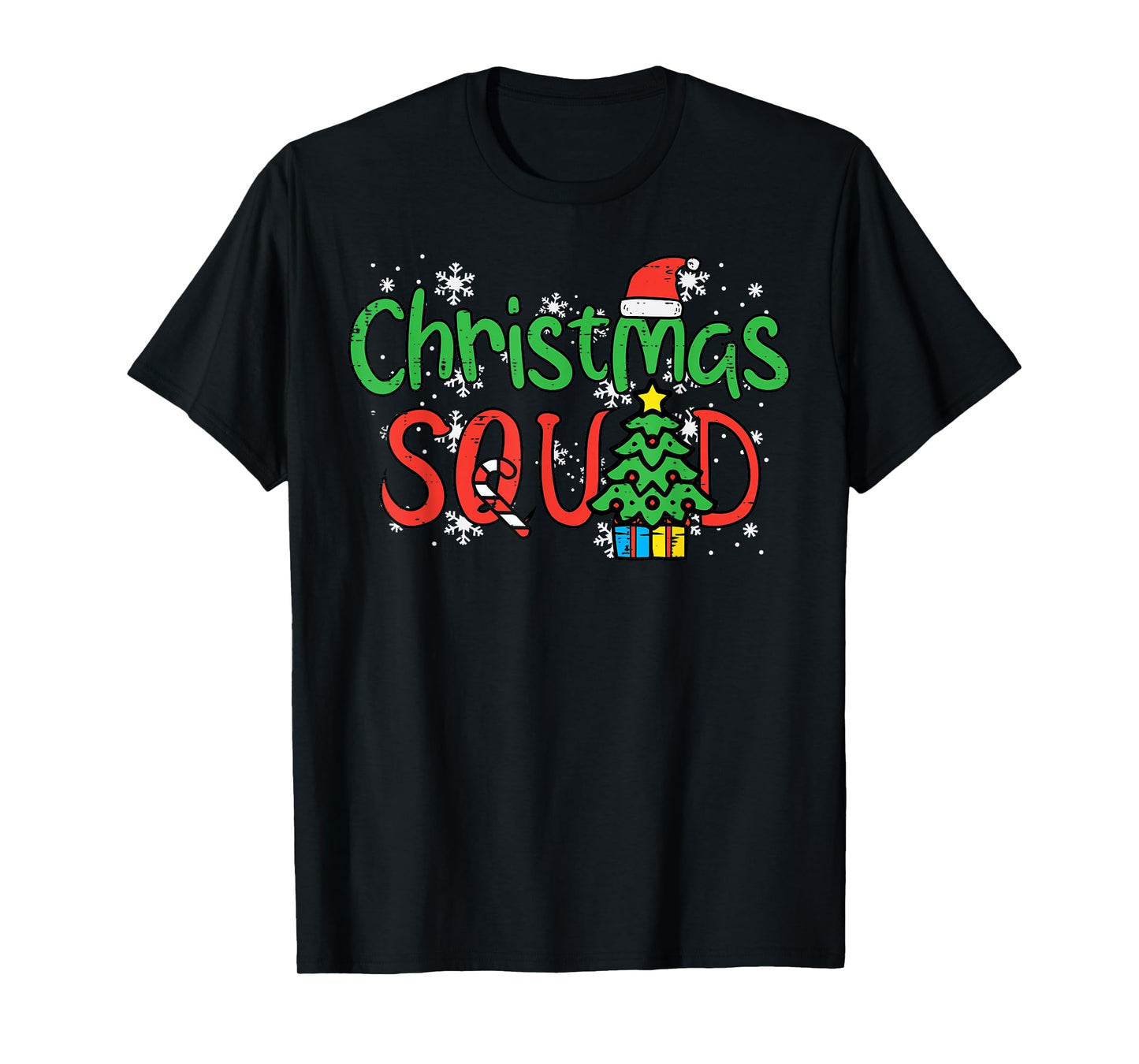 Christmas Squad Family Xmas Crew Men Women Boys Girls Kids T-Shirt