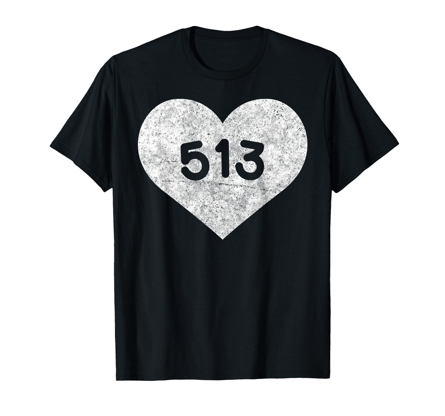 Ohio Area Code 513 Heart Shirt State Gift T-Shirt