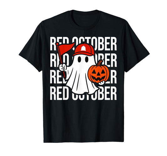 Retro Red October Name Personalized Gift for Men Women Kid T-Shirt