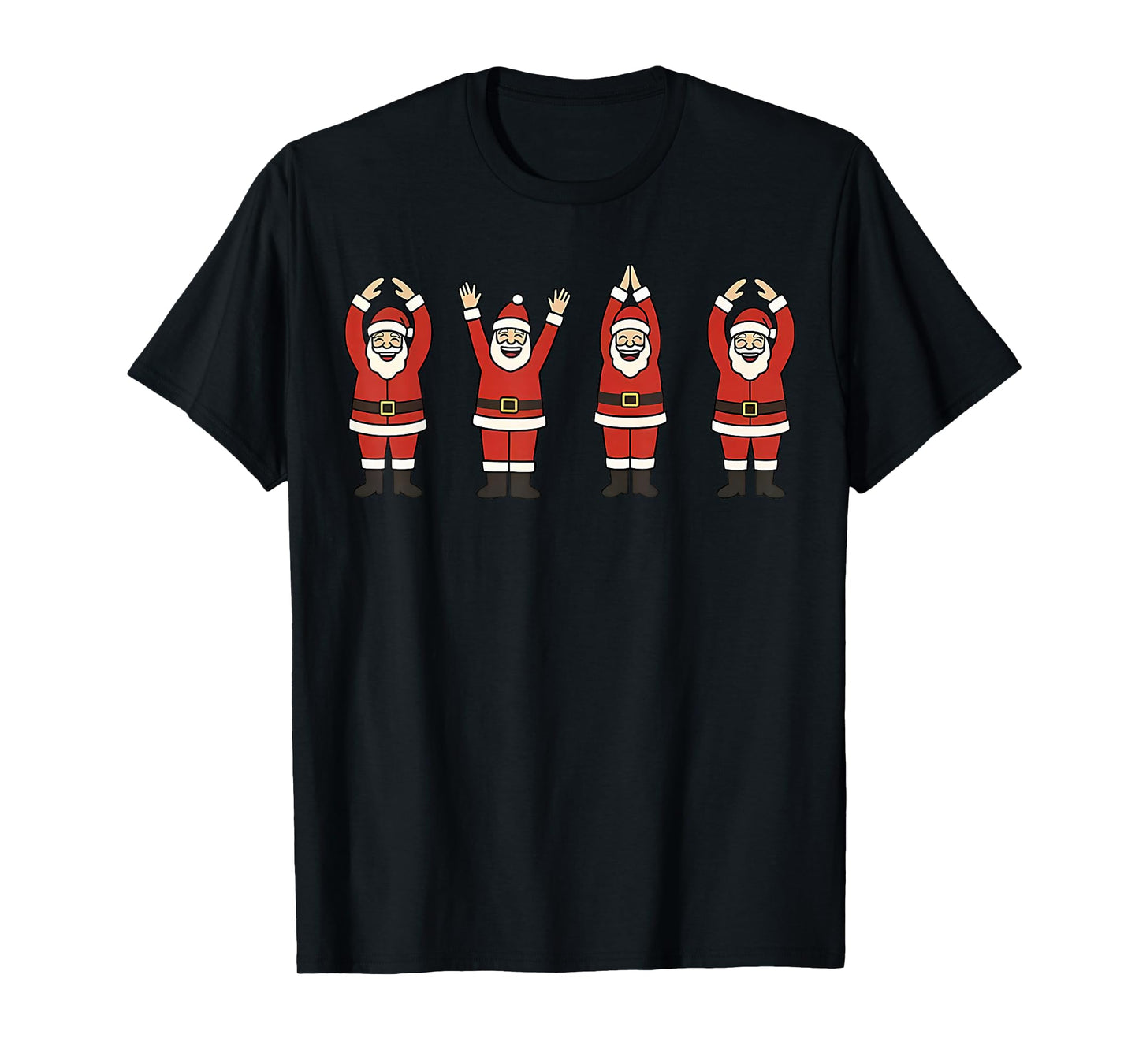 Funny Santa Ohio Midwestern Party O-H-I-O Christmas Season T-Shirt
