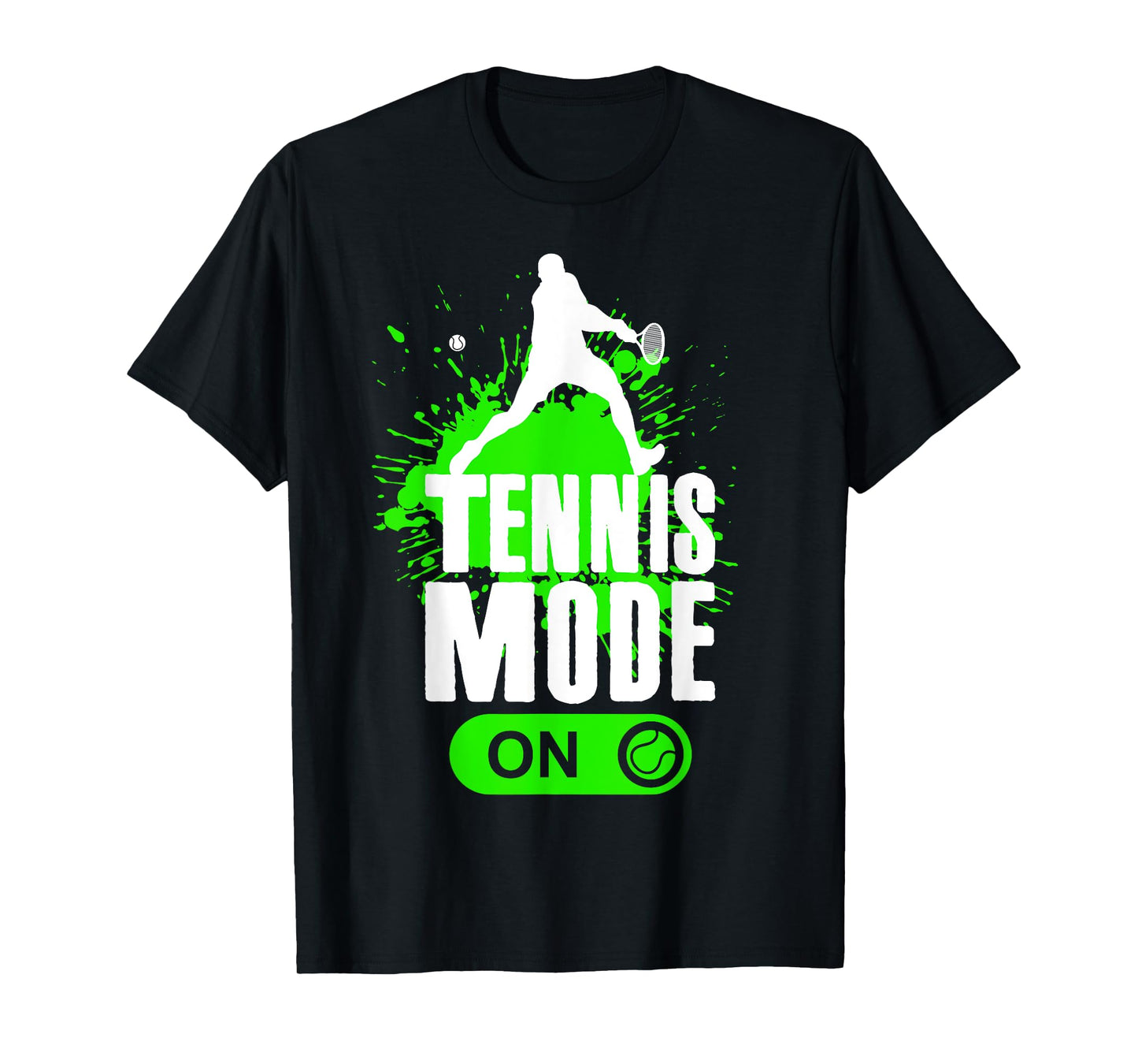 Tennis Mode On Cool Kids Youth Boys Tennis Player Gift T-Shirt