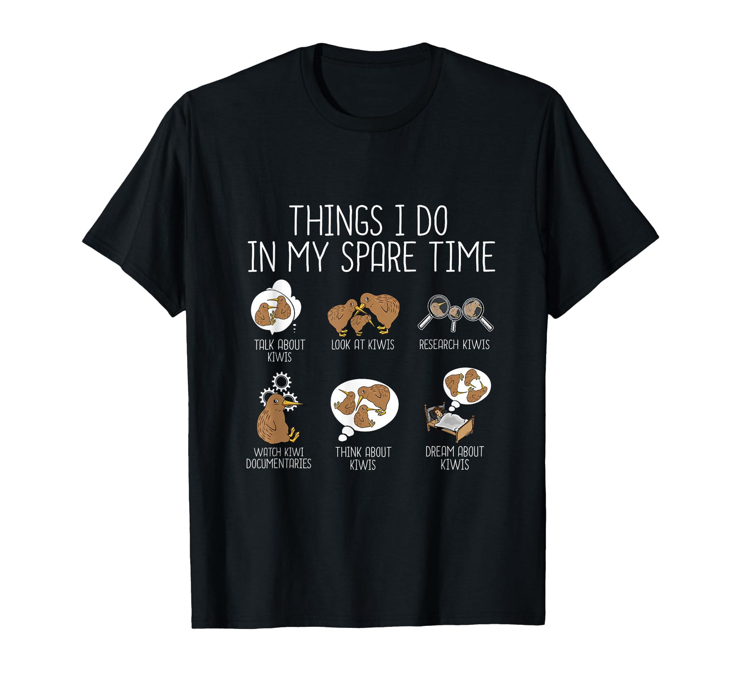 Kiwi Bird Lover Kids Cute Funny Kiwi T-Shirt
