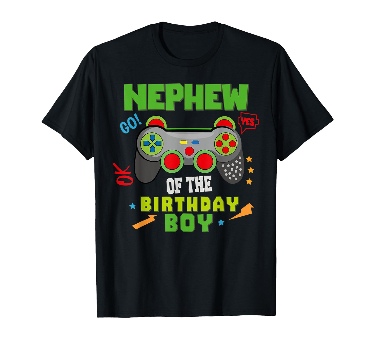 Nephew of The Birthday for Boy Video Gamer Birthday T-Shirt