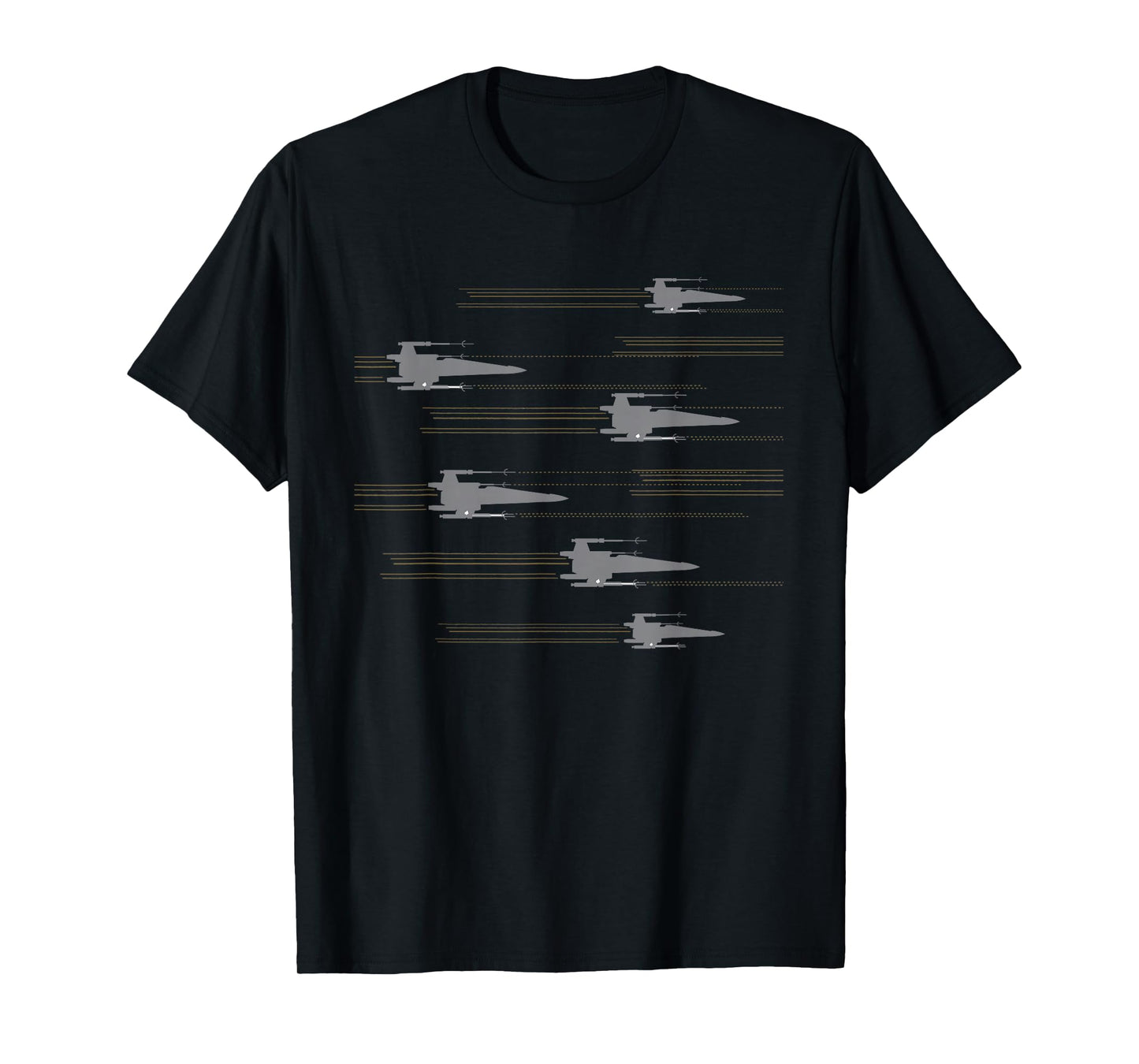 Star Wars X-Wing Starfighters Soar Pattern T-Shirt