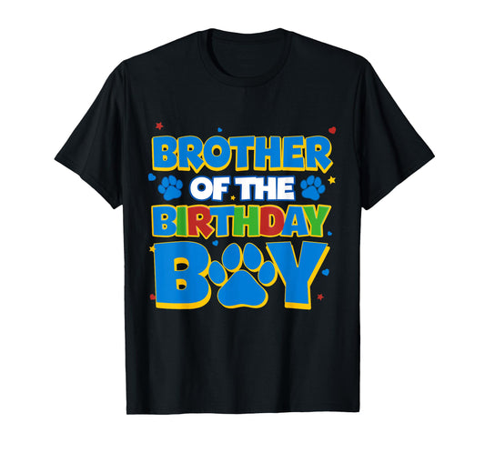 Funny Family Matching Party Brother Of The Birthday Boy T-Shirt