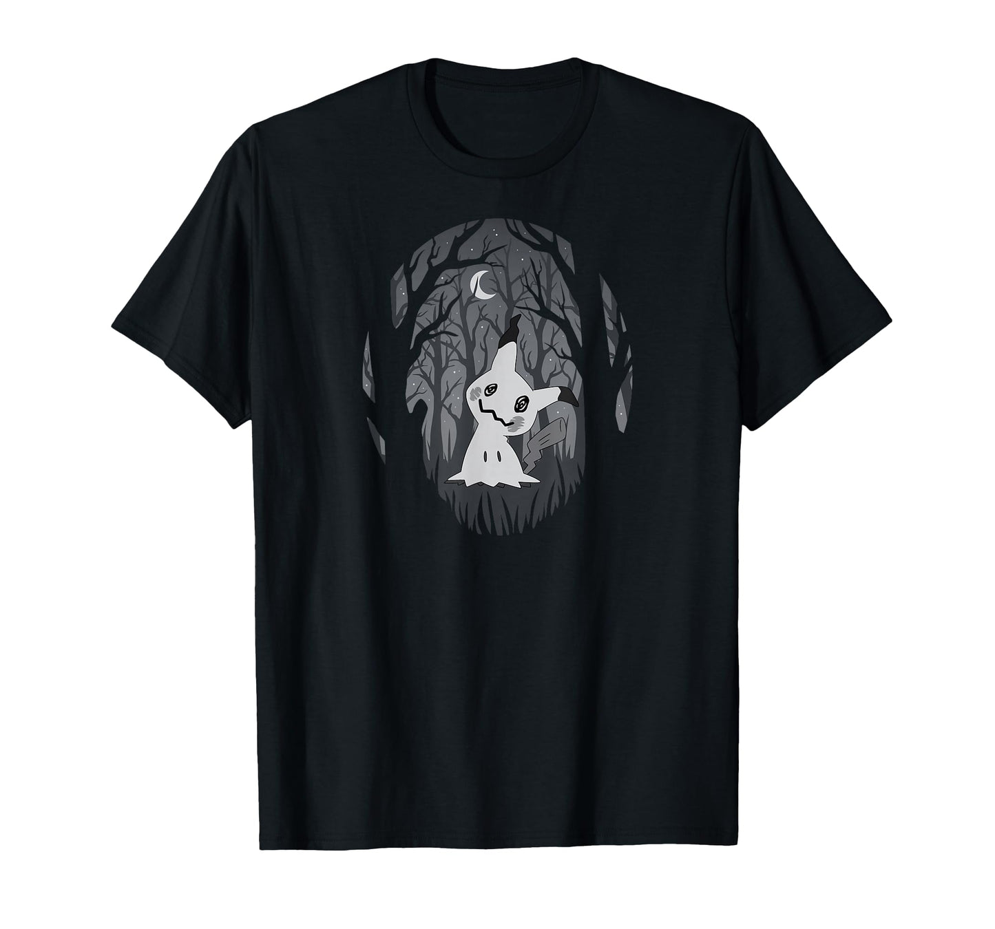 Pokémon - Mimikyu Ghost Fairy Type Dark Spooky Forest T-Shirt