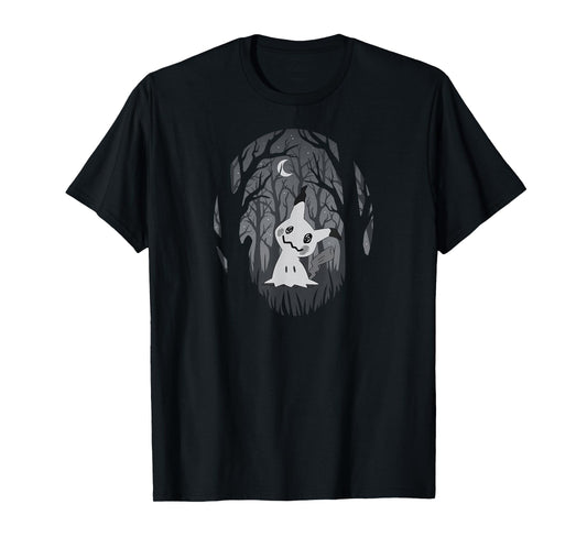 Pokémon - Mimikyu Ghost Fairy Type Dark Spooky Forest T-Shirt