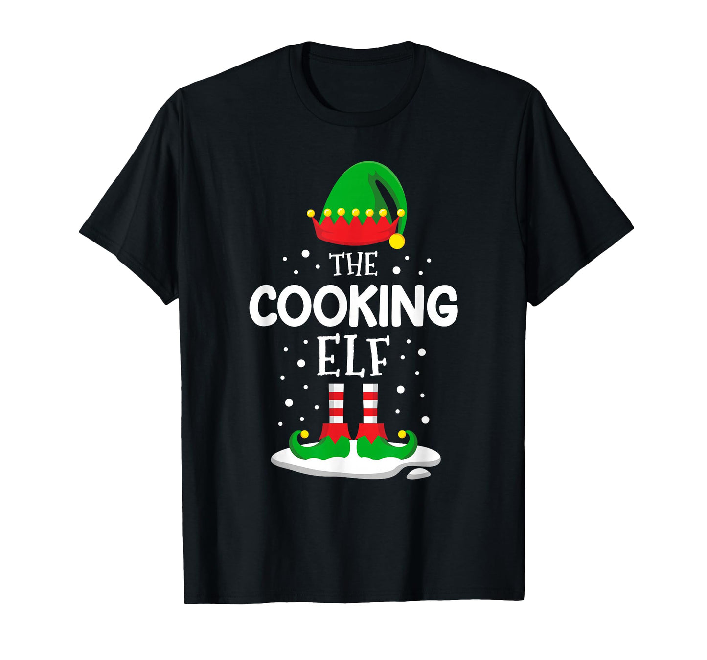 The Cooking Elf Christmas Family Matching Outfit Xmas Group T-Shirt