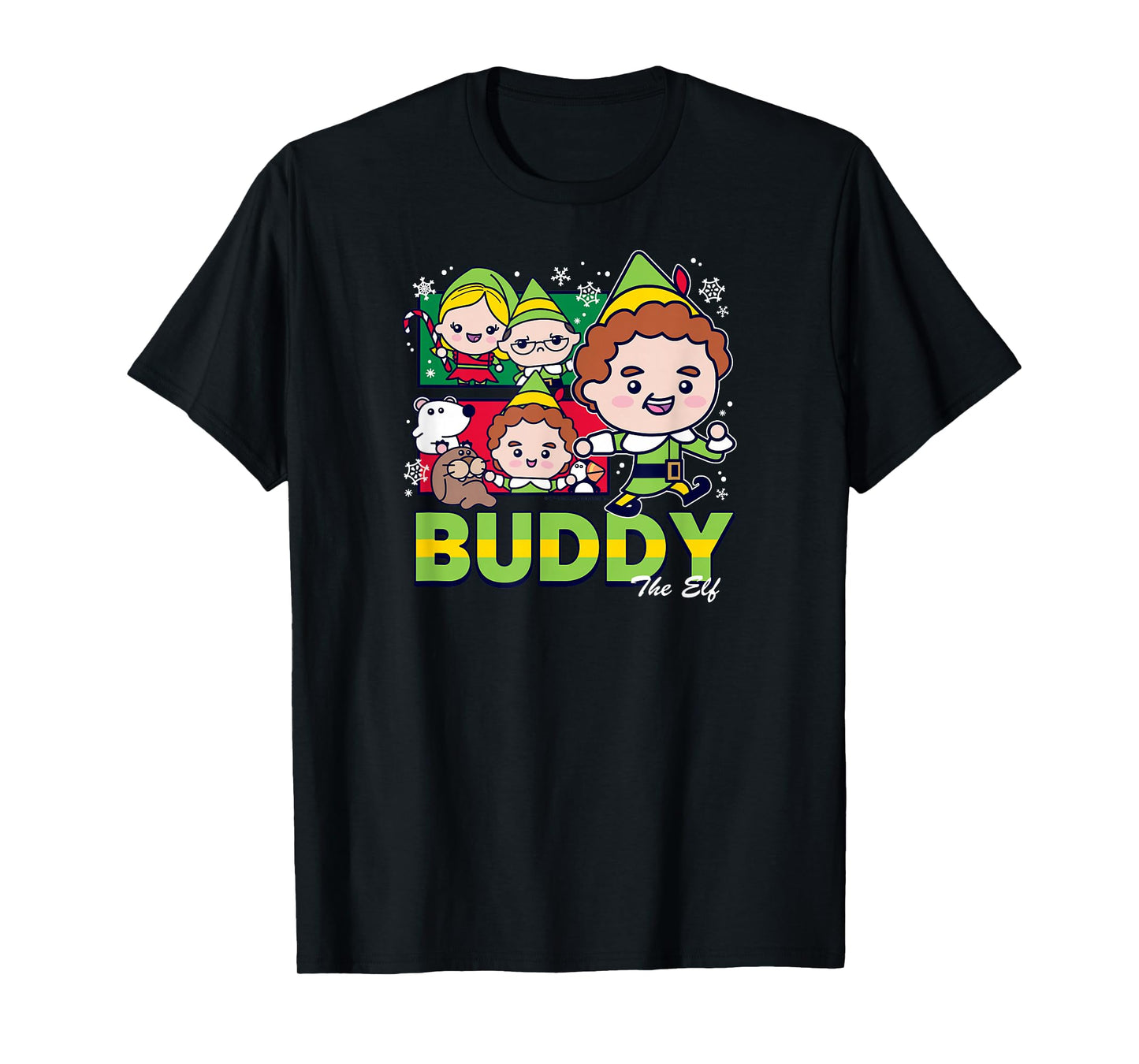 Elf - Buddy The Elf Cartoon T-Shirt