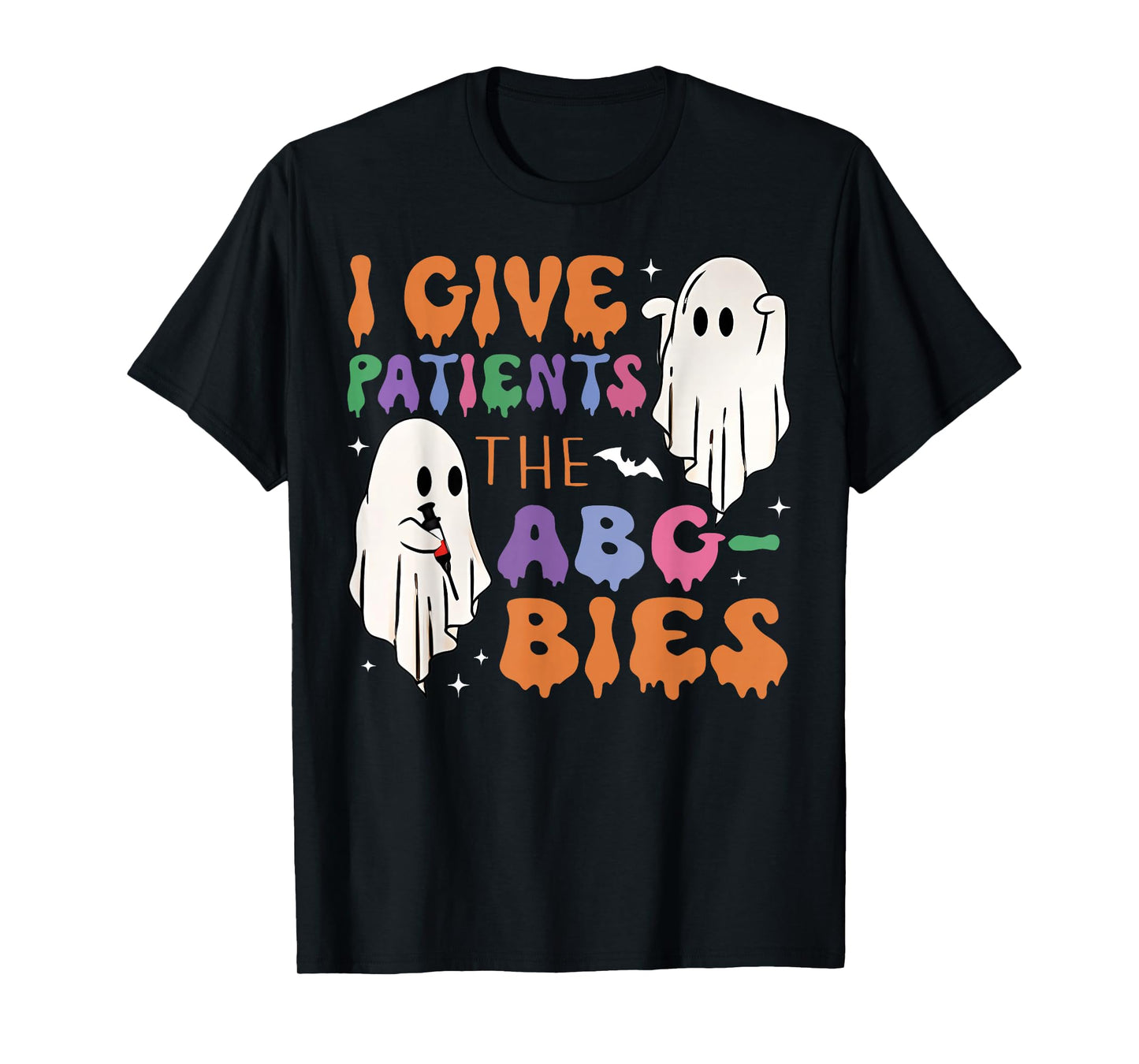 I Give Patients the ABG-bies Cute Ghost Halloween ICU Nurse T-Shirt