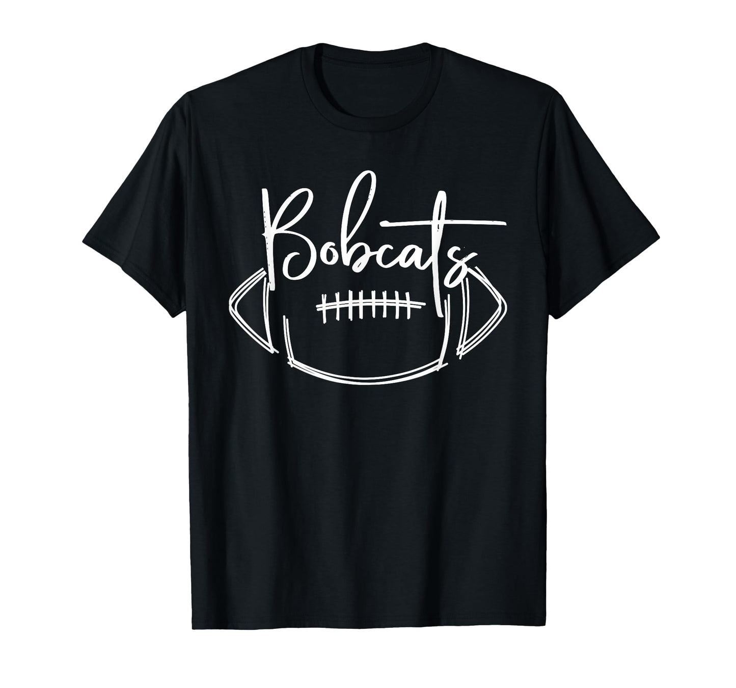 Bobcats Football Bobcat Pride School Spirit Sports Football T-Shirt