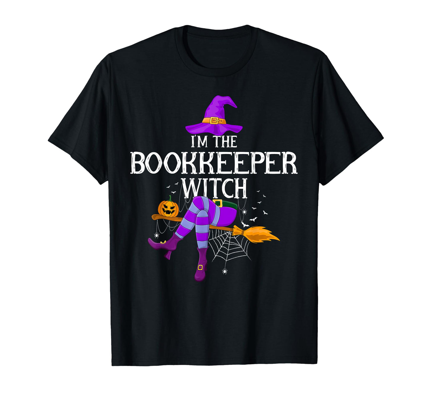 Matching Family Costume I'm The Bookkeeper Witch Halloween T-Shirt
