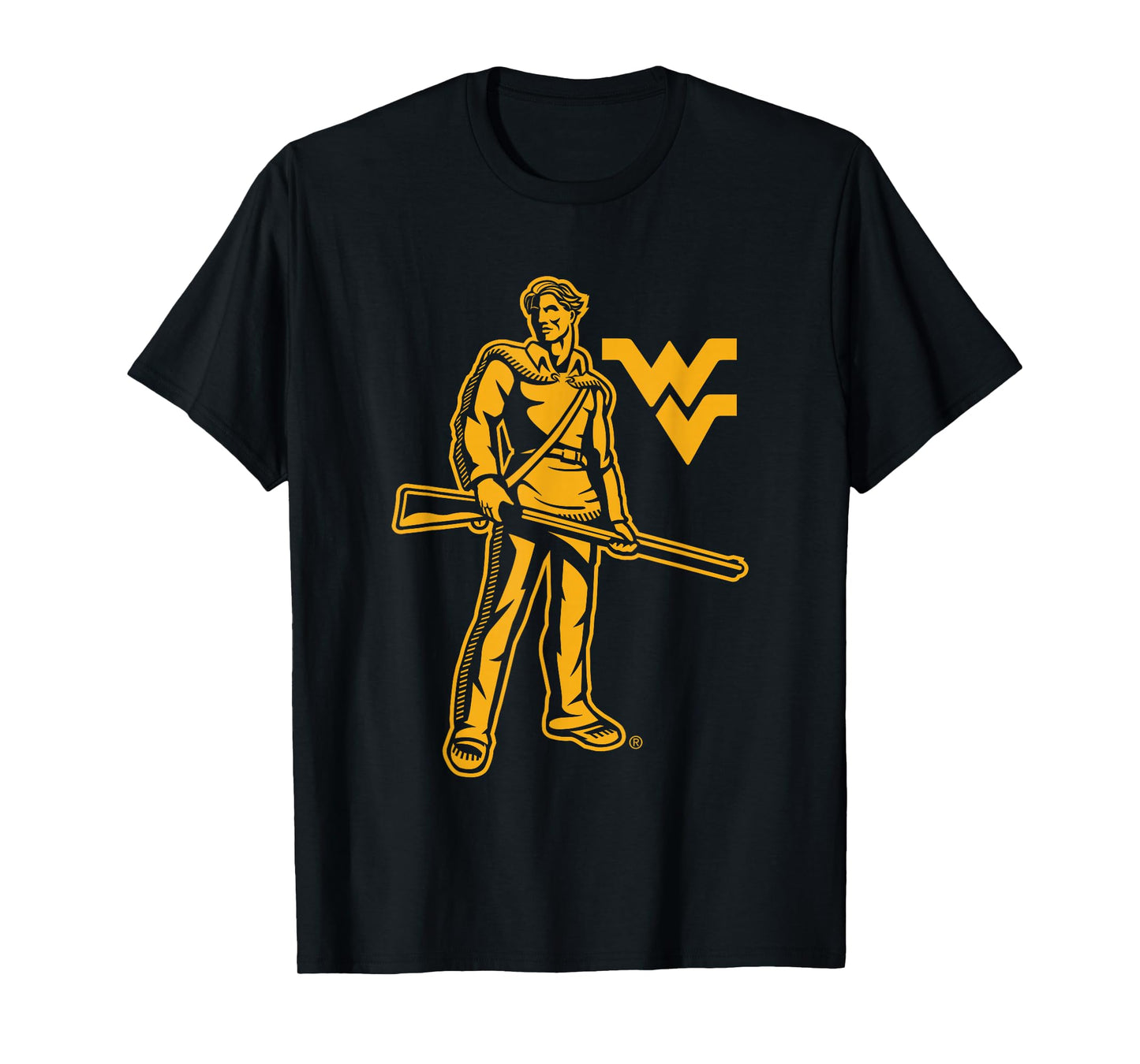 West Virginia Mountaineers Mascot Navy Officially Licensed T-Shirt