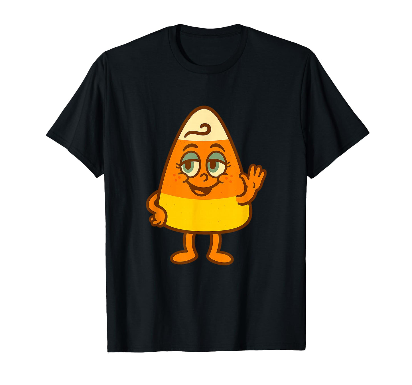 Halloween Costume Retro 70s Candy Corn T-Shirt