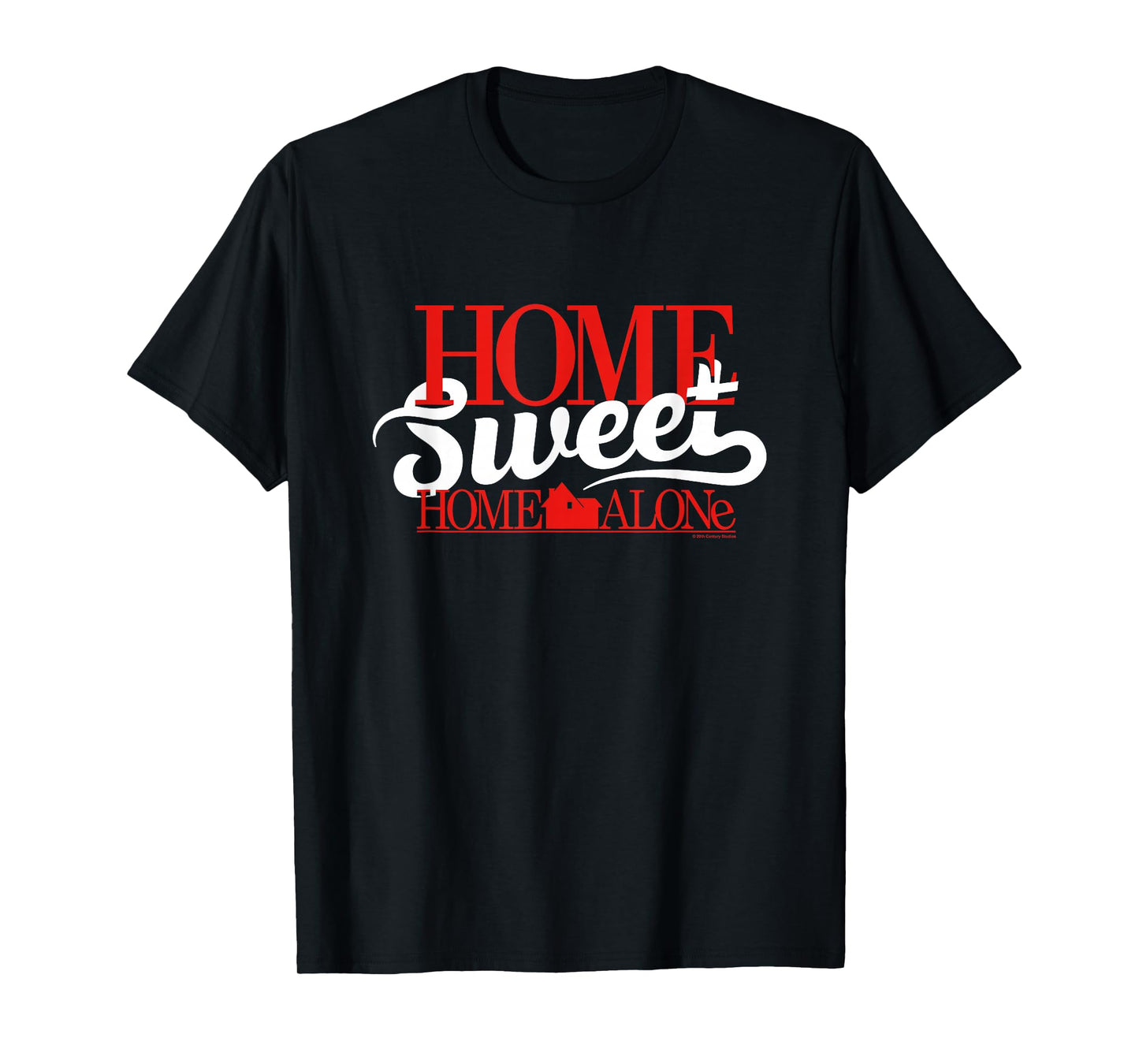 Home Alone Christmas Home Sweet Home Big Chest Logo T-Shirt