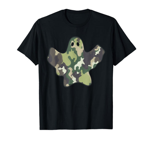Funny Halloween Camouflage Camo Ghost T-shirt T-Shirt