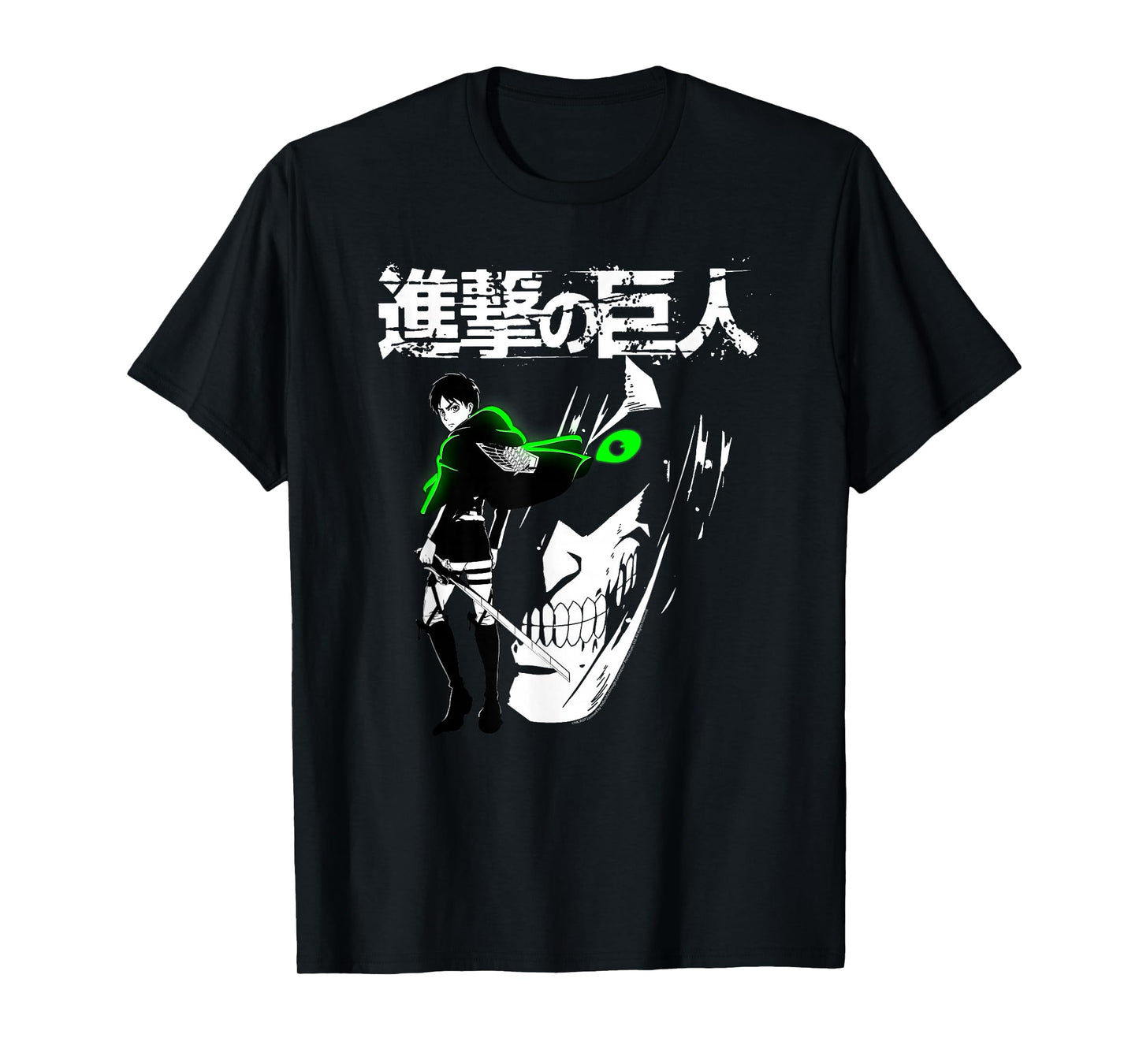 Attack on Titan Eren Jaeger Glow Anime T-Shirt
