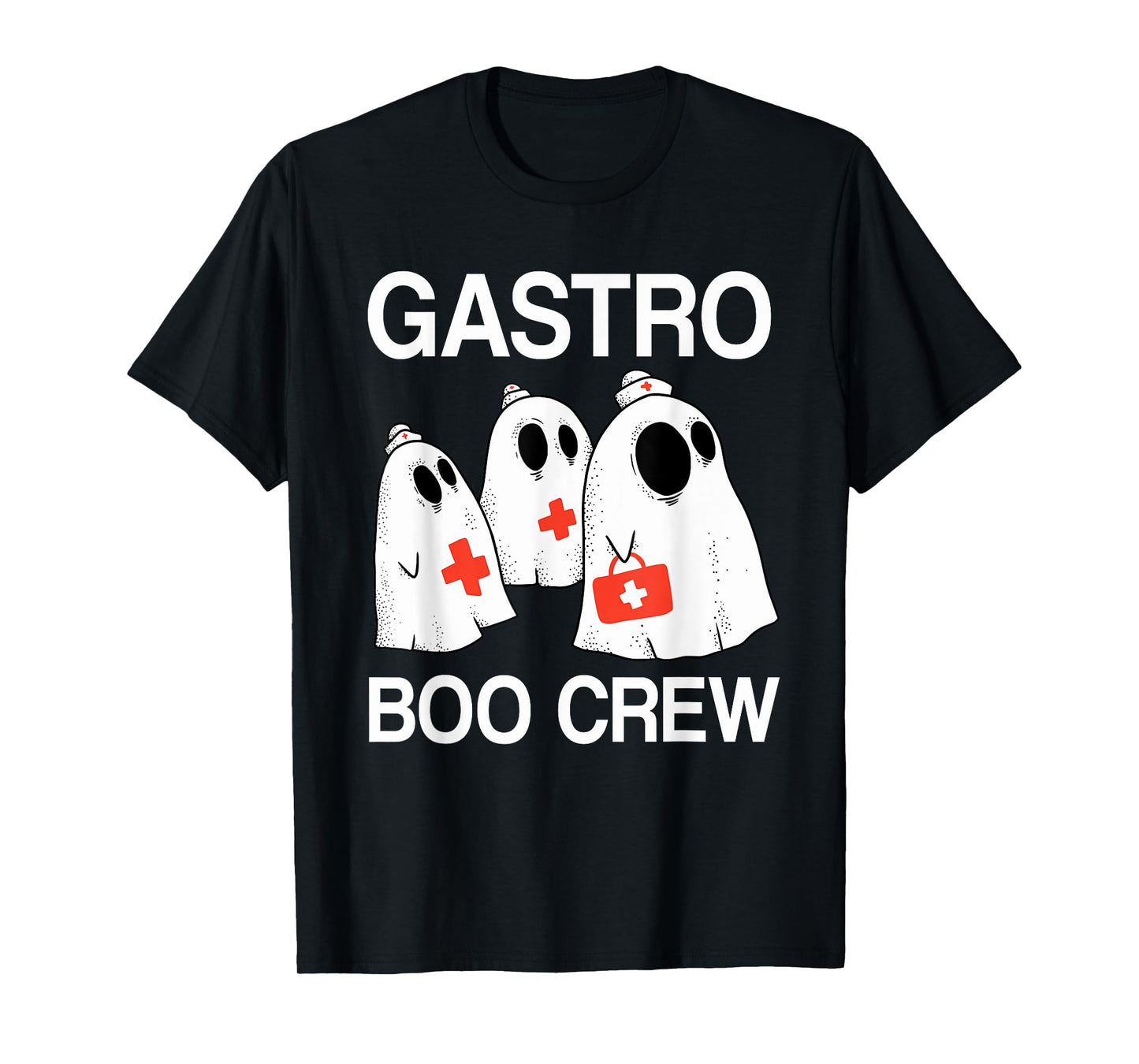 Spooky Gastro Boo Crew Halloween Costume Gi Nurse T-Shirt