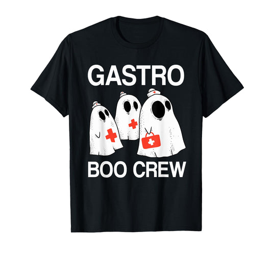 Spooky Gastro Boo Crew Halloween Costume Gi Nurse T-Shirt