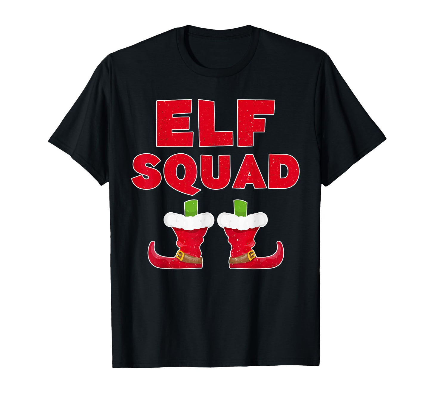 Elf Squad Shirt Adult Kids Boy Girl Christmas Crew Pajamas T-Shirt
