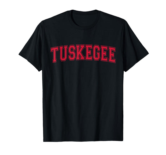 TUSKEGEE ALABAMA VARSITY STYLE ARCHED T-Shirt
