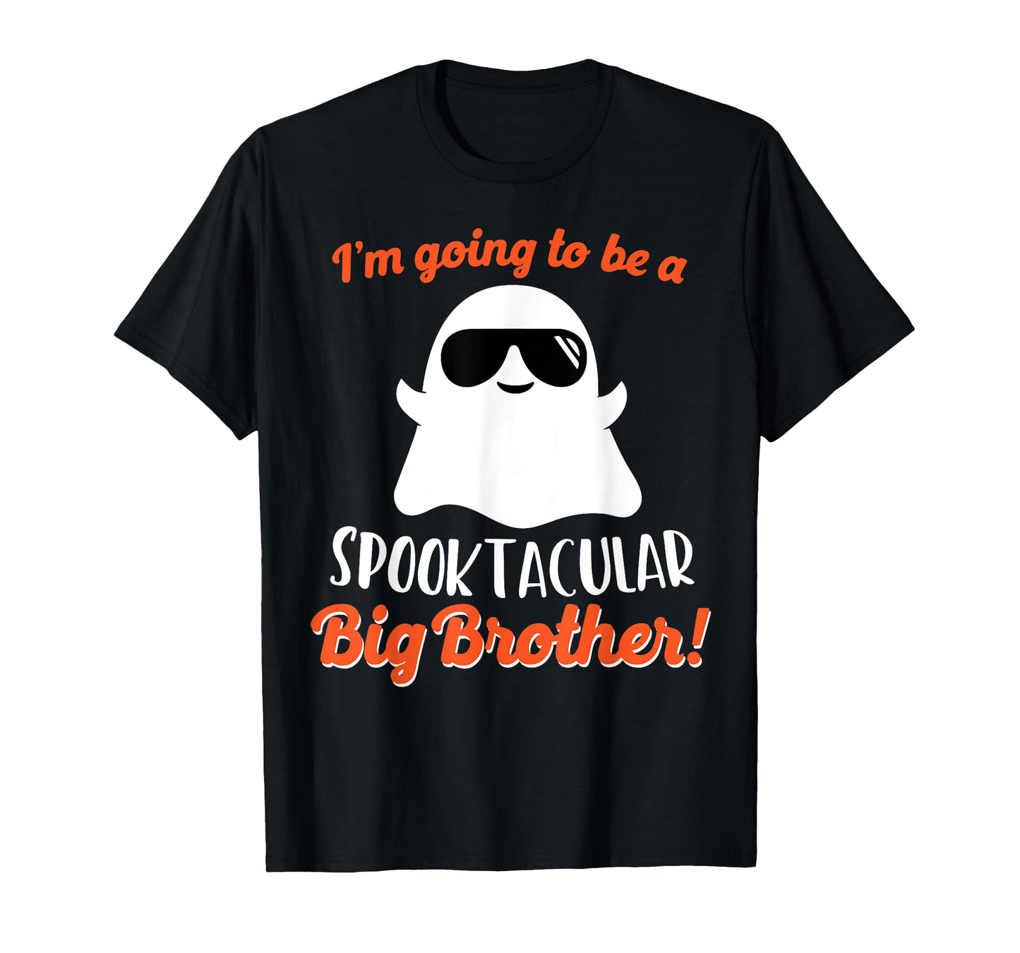 Big Brother Pregnancy Announcement Ghost Funny Boy Halloween T-Shirt