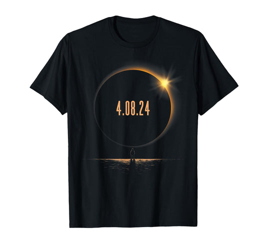 America Totality 4.08.24 Adult Kids Total Solar Eclipse 2024 T-Shirt