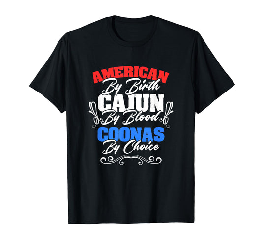 American Cajun Coonas American Louisiana Crawfish Cajun T-Shirt