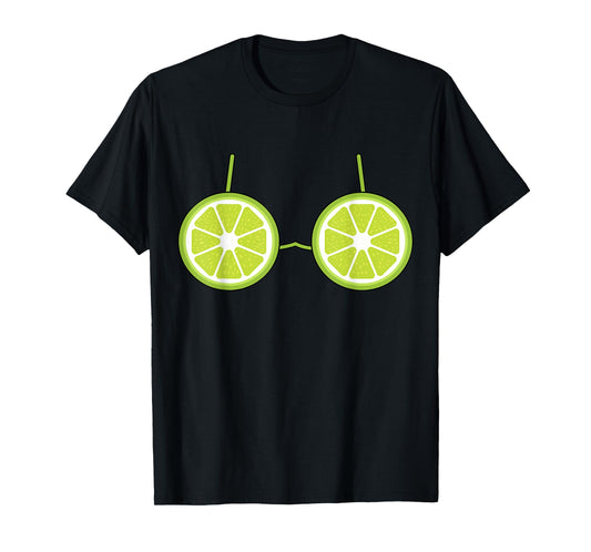 Lime Bra Costume Cute Easy Fruit Halloween Gift T-Shirt