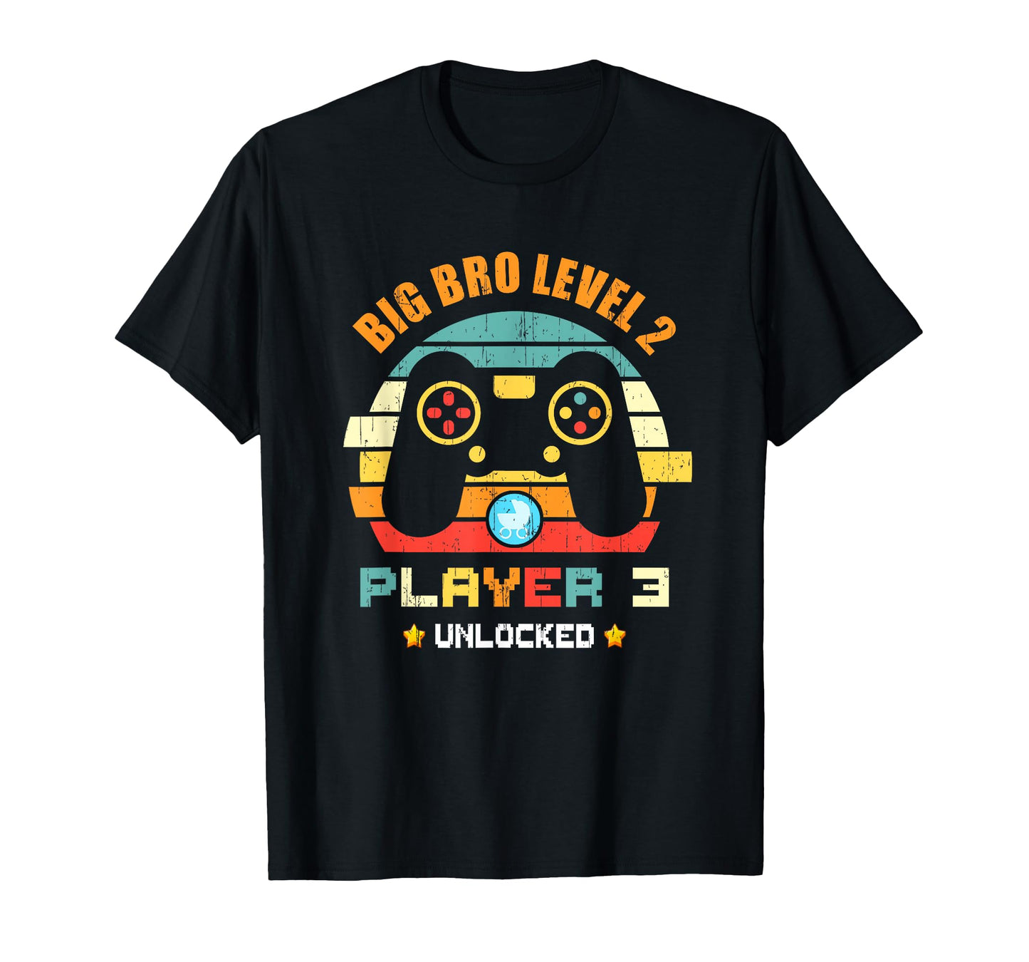 Big Bro Level 2 Player 3 Unlocked Gaming Big Brother Again T-Shirt