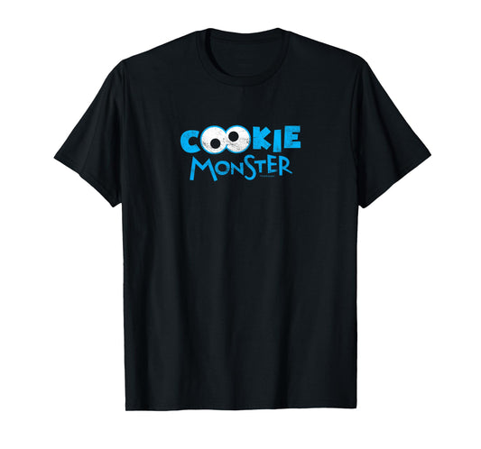 Sesame Street Cookie Monster Eyes Halloween Costume T-Shirt