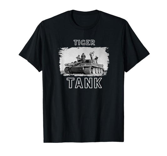 Tiger Tank - Cool Historical World War 2 (WW2) German Panzer T-Shirt