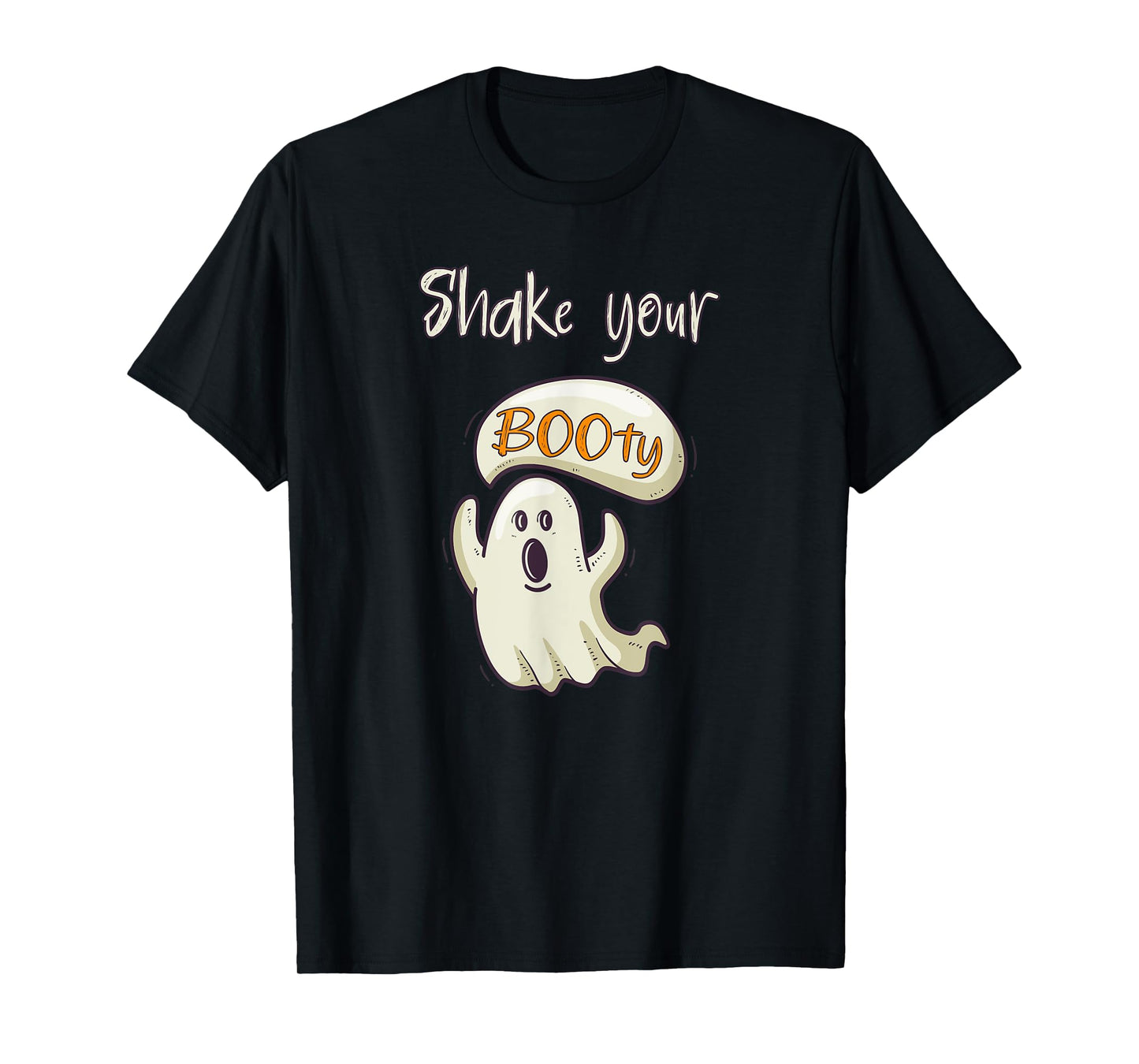 Funny Happy Halloween Costume Shake Your Booty Ghost T-Shirt