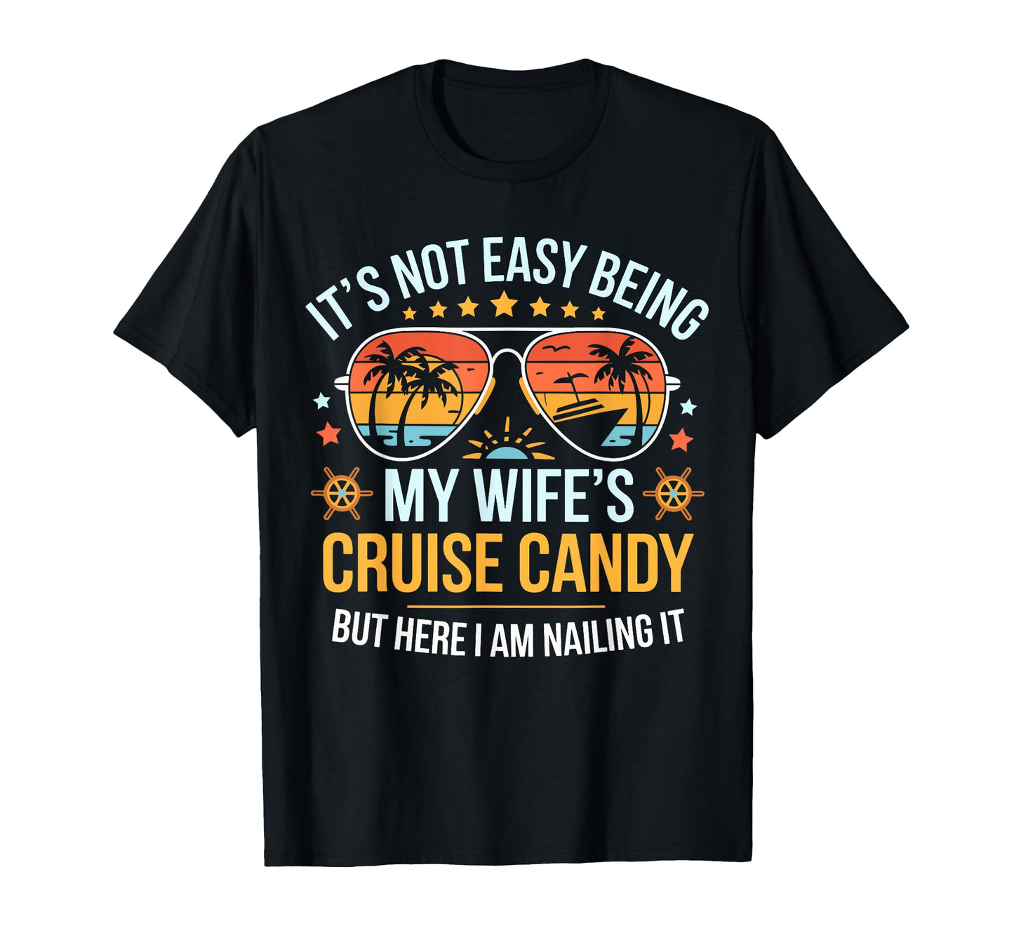 Matching Couples Cruise Candy Husband and Wife Cruise T-Shirt