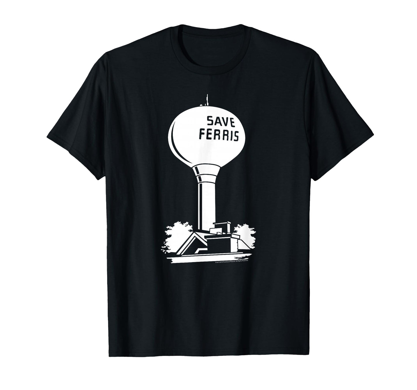 Ferris Bueller's Day Off Save Ferris Watertower Movie T-Shirt