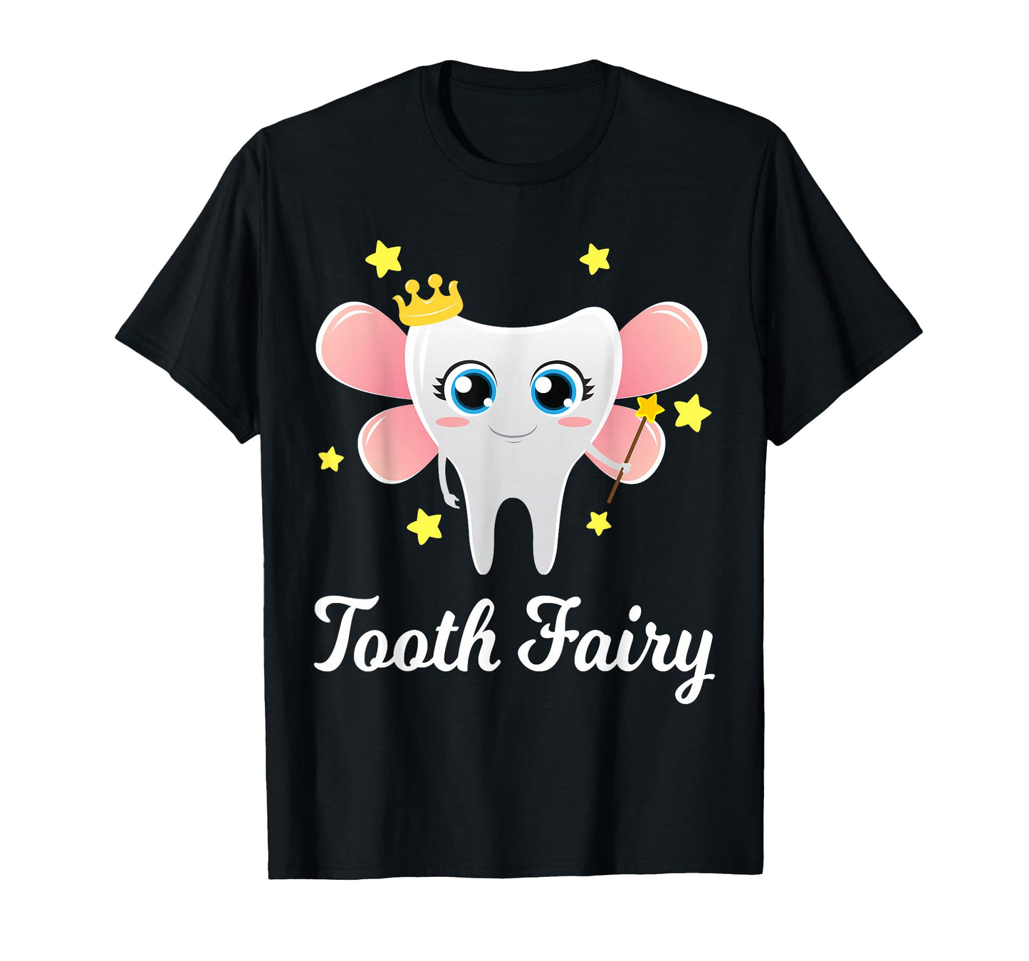 Tooth Fairy Shirt Funny Halloween Costume Gift Dentist Girl T-Shirt