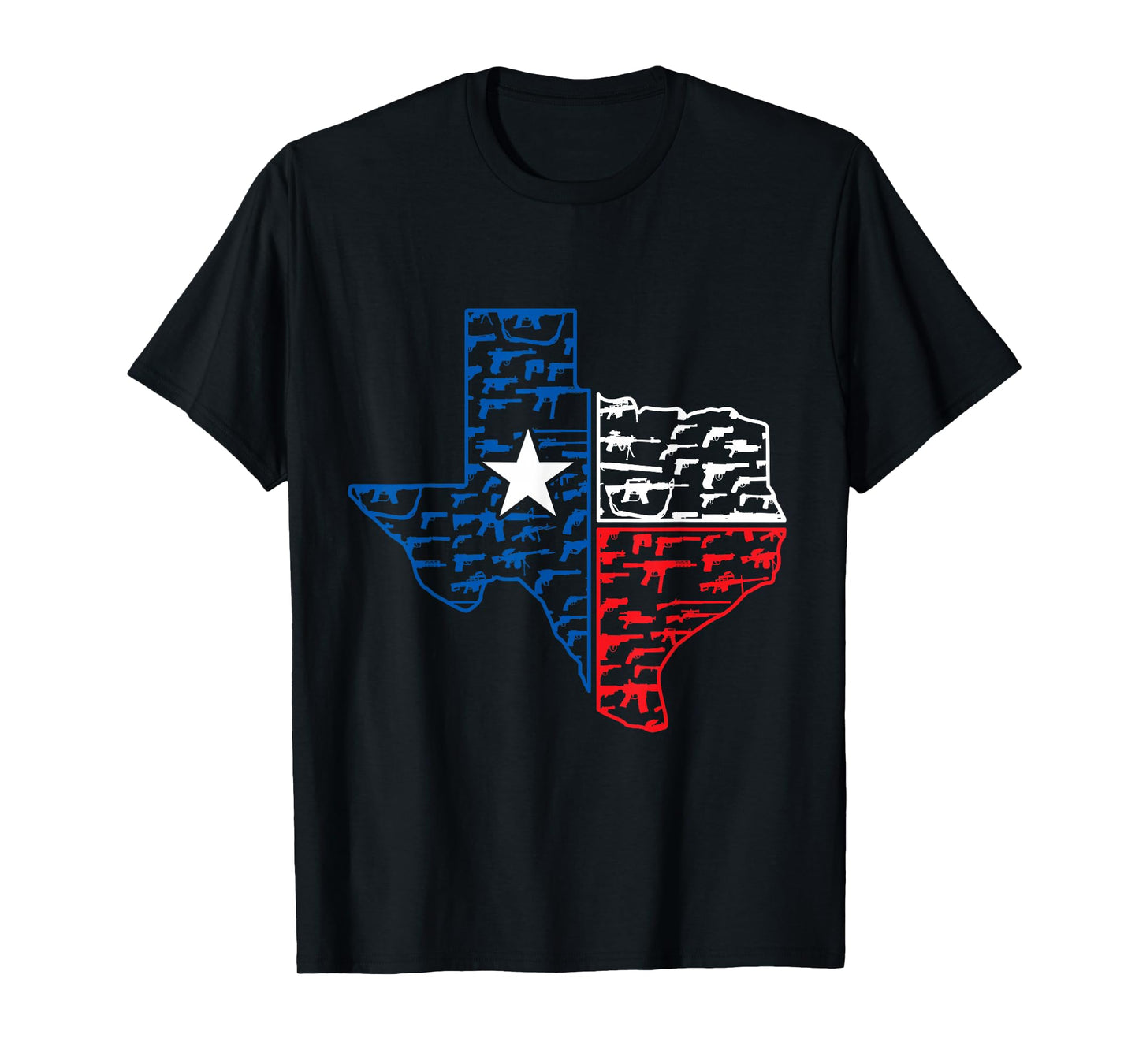 Weapons America Texan Flag Gift Texas T-Shirt