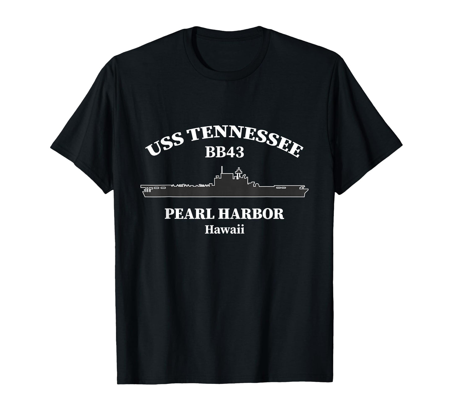 USS Tennessee Battleship Pearl Harbor Memorial Day of Infamy T-Shirt
