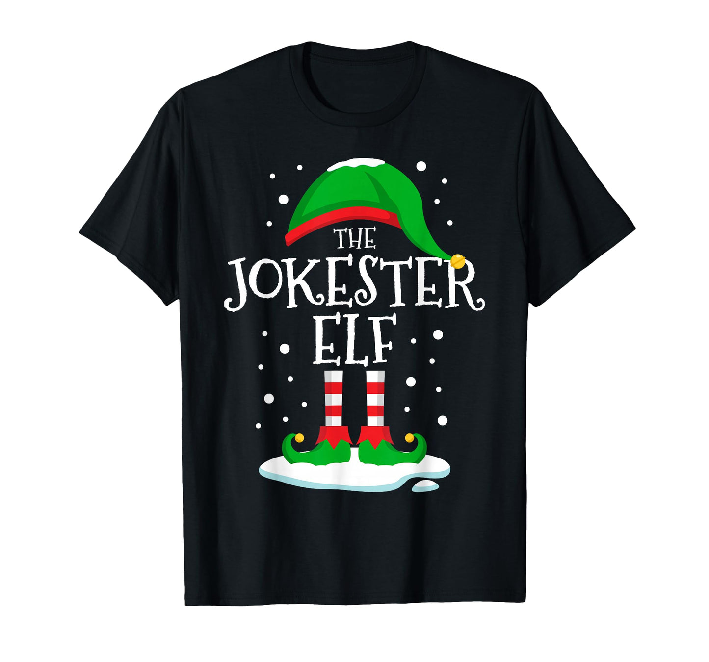The Jokester Elf Christmas Family Matching Xmas Group Funny T-Shirt