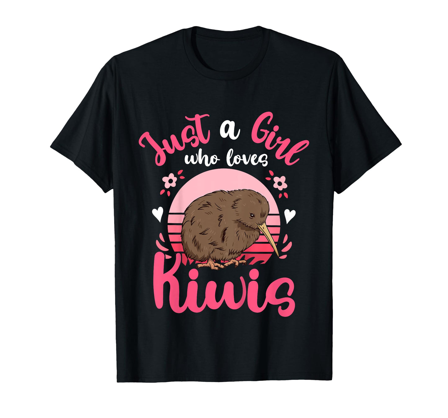 Kiwi Birds Just a Girl Who Loves Kiwis T-Shirt